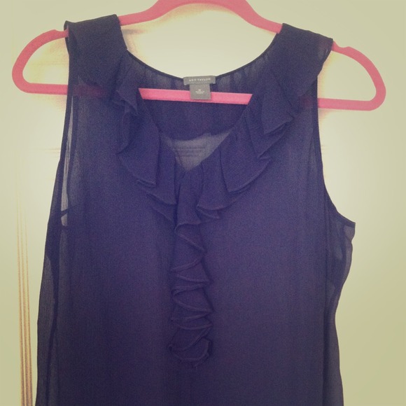 REDUCED! 100% silk Ann Taylor top
