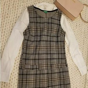Preppy plaid United Colors of Benetton dress
