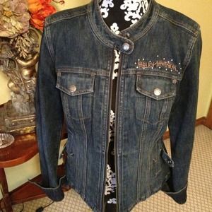 Harley Davidson Eagle Denim Jacket