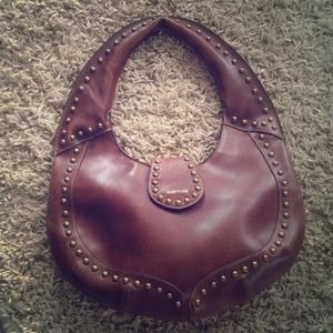 Authentic matt & nat vegan brown hobo handbag