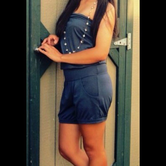 Blue romper