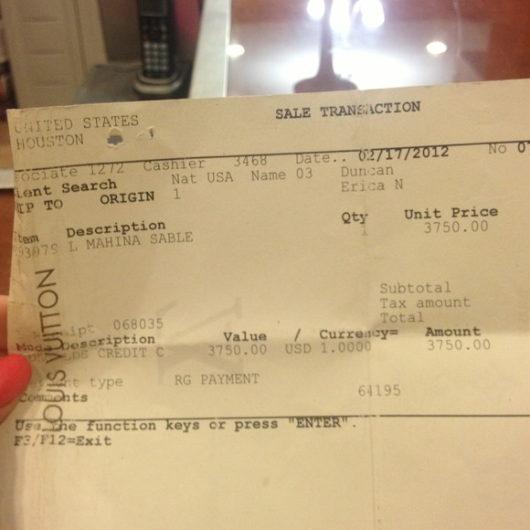 Louis Vuitton L Mahina Sable - Picture 4 of 4