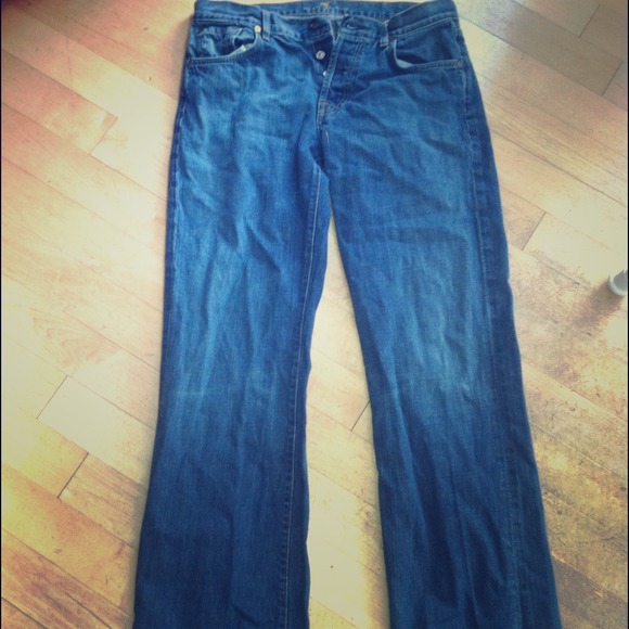 Button fly relaxed fit Seven for all Mankind jeans