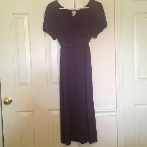 Simple purple dress