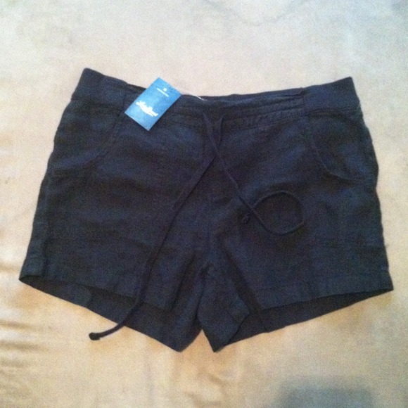 LUCKY BRAND BLACK LINEN SHORTS!