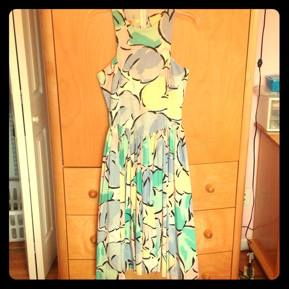 Vintage pastel flower dress