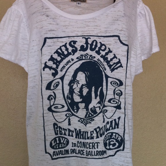 Lucky brand Janis Joplin tshirt