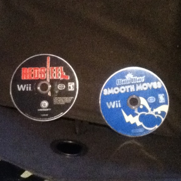 Wii Redsteel and Wii WarioWare Smooth Moves