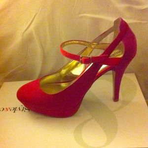 Style &co red and purple heels