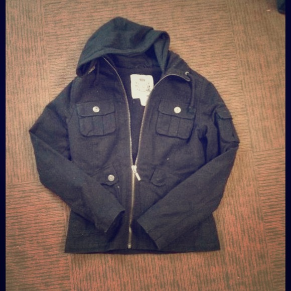 Warm black jacket!