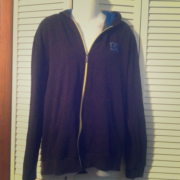 Dark Gray DC Zip up hoodie