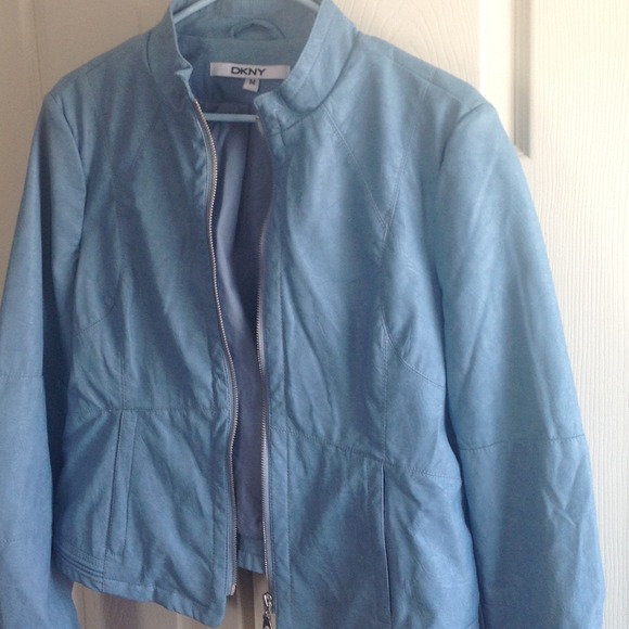 Blue DKNY jacket, the color is unique🌻 - Picture 3 of 3