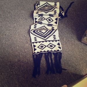 Aztec quilt scarf never worn!