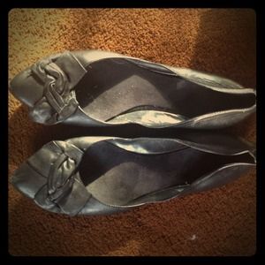 Nine West black flats