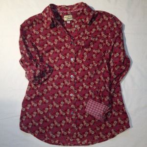 Heritage Shirtings by Bass Floral Button Down