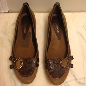 SOLD❗ENZO ANGIOLINI suede loafers.