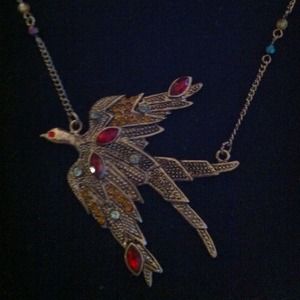 Bronze Bird Necklace