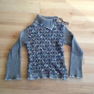 Miss Sixty multi color knit sweater.