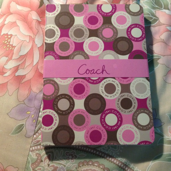 Sold Coach notebook