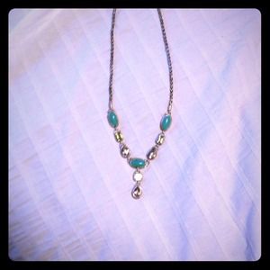 Green and turquoise necklace 🚫SOLD 🚫