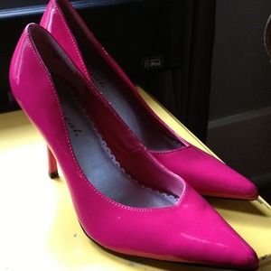 Hot pink pumps. Used for a couple of hours.