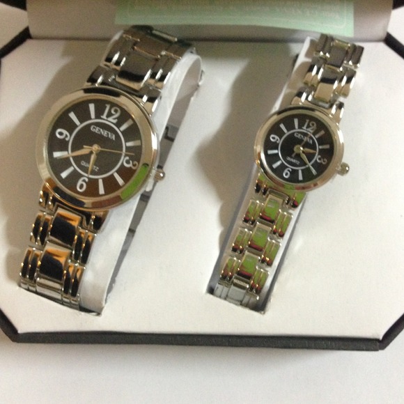 Jewelry - #17 Geneva Classic Collection. His/Hers Watch Set