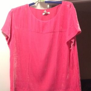 J.Crew Velvet tee-shirt