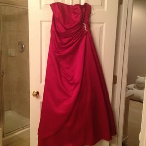 David's bridal bridesmaid dress