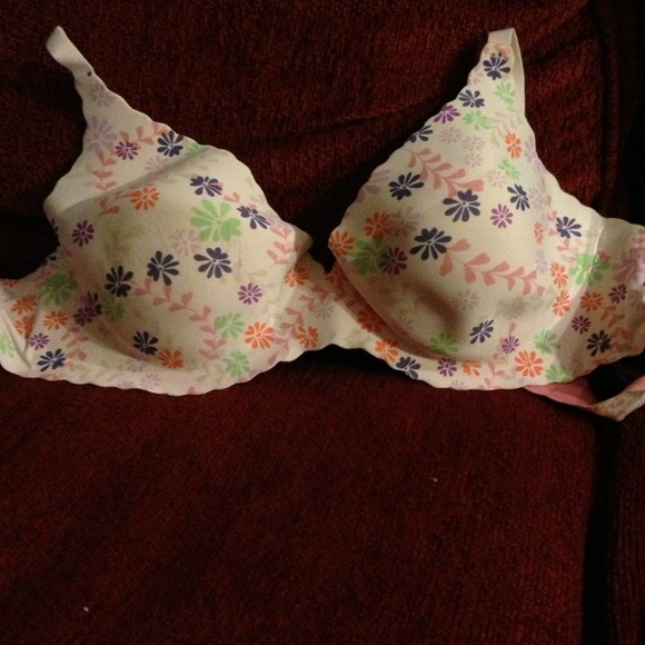 💋SOLD💋Multi colored floral spandex bra