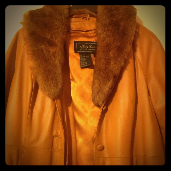 Leather coat