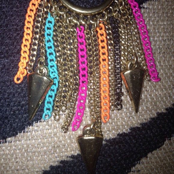 SOLD OUT!!! VERA WANG MULTI-COLOR FRINGE EARRINGS - Picture 4 of 4