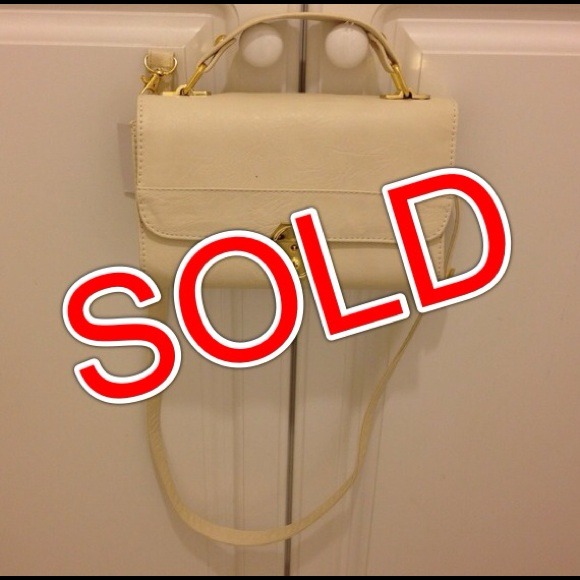 White Hardcover Handbag