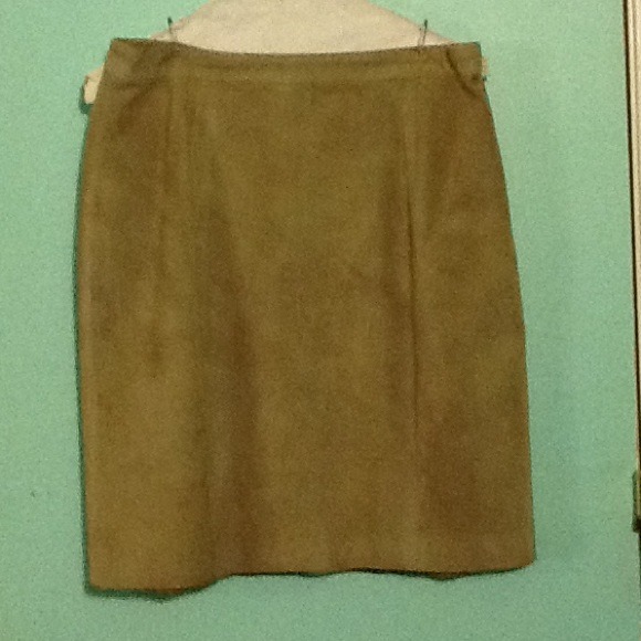 Reduced!  Suede skirt