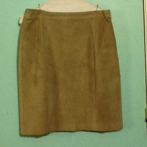 Reduced! Suede skirt
