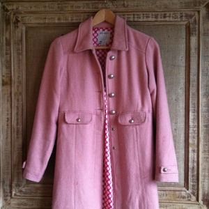 REDUCED~Cute Pink Patterned Coat