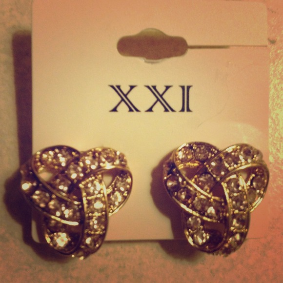 Forever 21 clip-on earrings