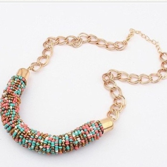 Brand New Bead chain necklace