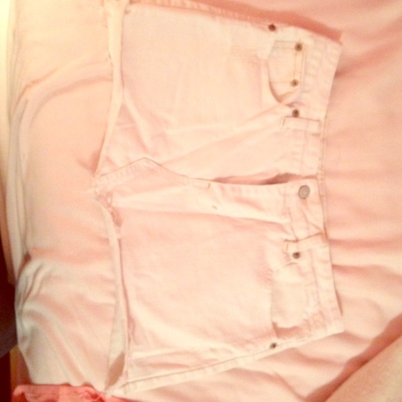 White AE jean skirt