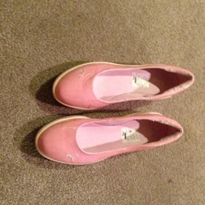 Pink Puma shoe