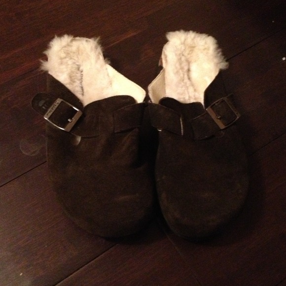 Brown Bearpaw loafers