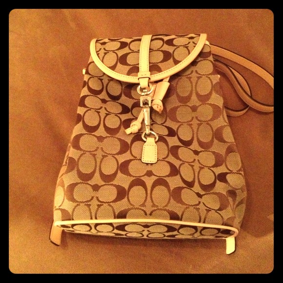 Authentic Coach, brand new, medium backpack