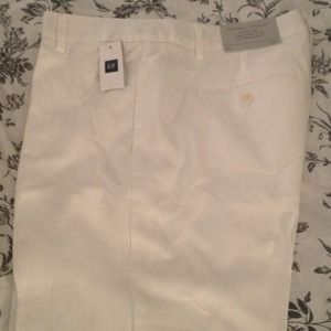 Gap perfect trouser white pants