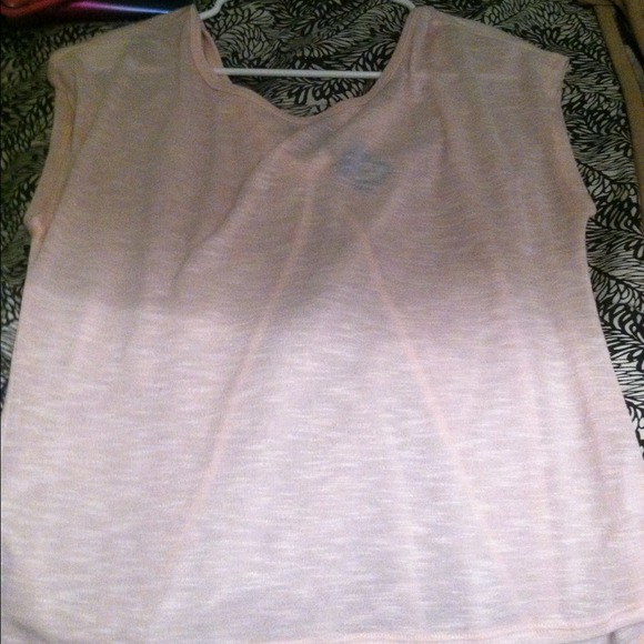 Light Pink Shirt with White Bow on the back!!