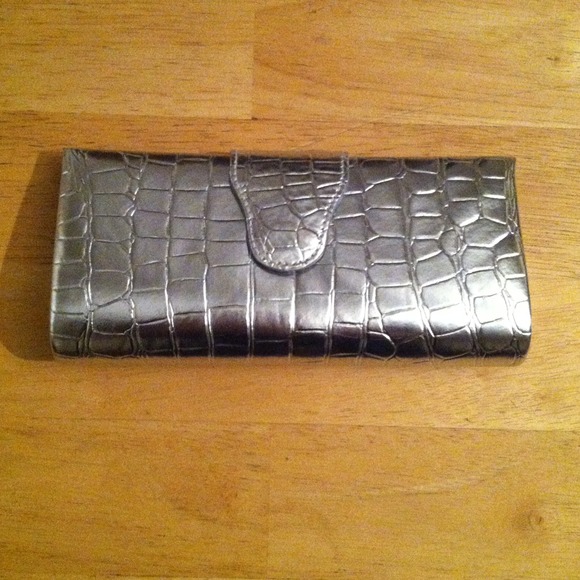 Silver clutch. NWOT