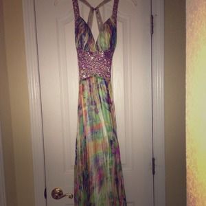 Multi colored beautiful dress