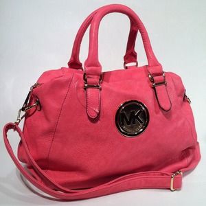 New michael kors pink handbag