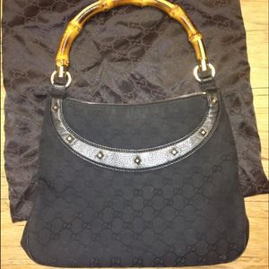 💯Sold Authentic Gucci Bamboo Handbag💯