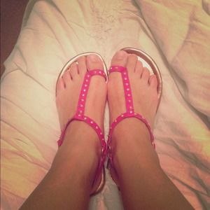 Hot Pink Strap Sandal