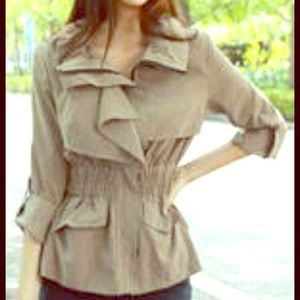 SOLD - Army Green Summer Jacket (M)