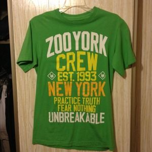 Green Zoo York t-shirt. Green Zoo York t-shirt.
